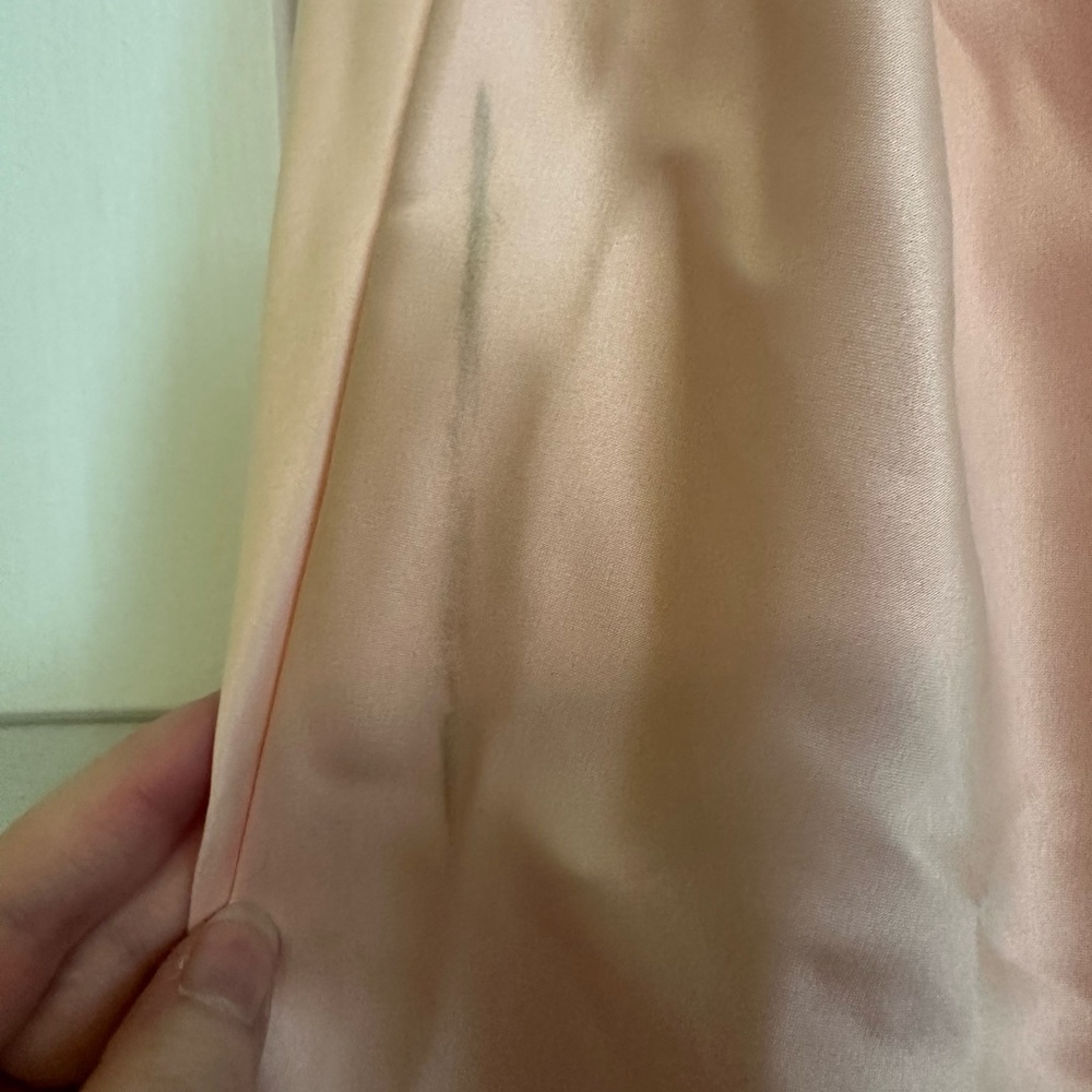 American Vintage 90s Pink Silk and Lace Slip Dress Size Small - Picture 7 of 7